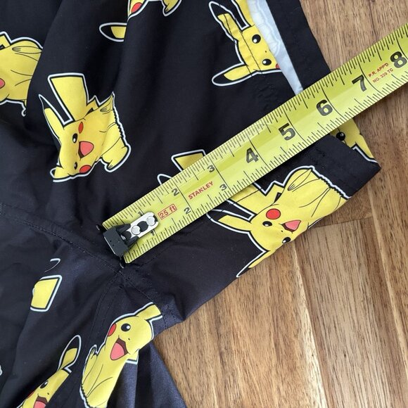 Pokemon Swim Trunks Shorts Boy Size Large 10-12 Pikachu Vacation Pool Beach NWT - Picture 7 of 9